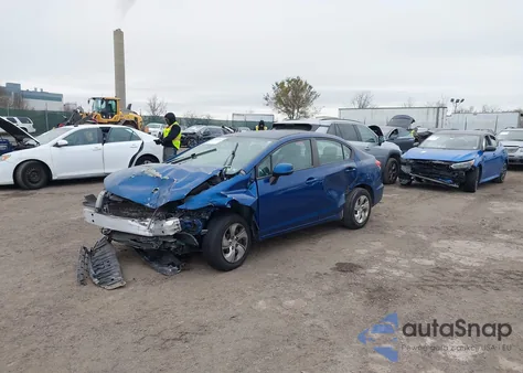 2013 Honda Civic Lx from USA, damaged, VIN 2HGFB2F59DH529436